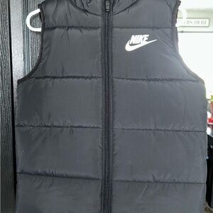Nike Black Quilted Vest